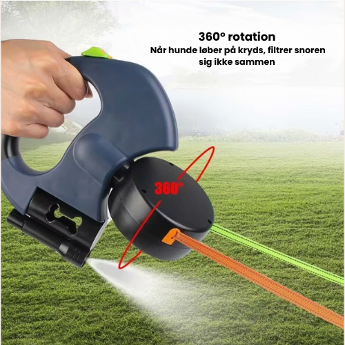 TwinStride – Intrekbare Dubbele Hondenriem