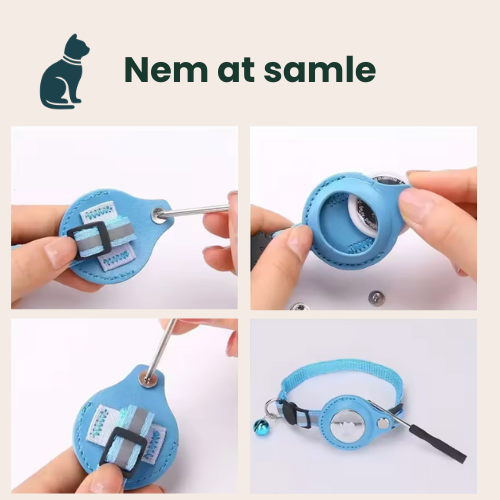 Freja – Reflecterende AirTag Kattenhalsband