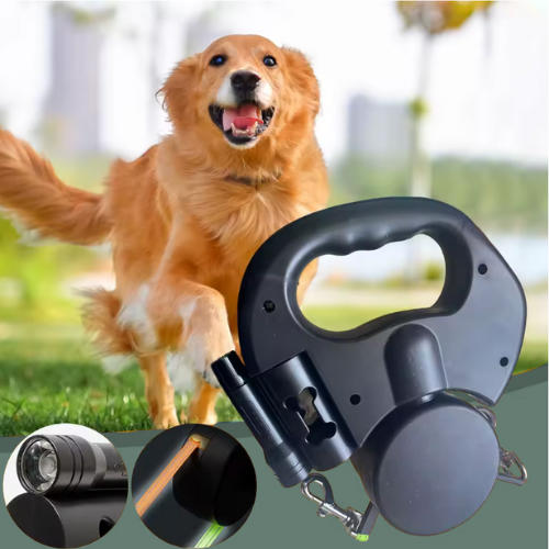 TwinStride – Intrekbare Dubbele Hondenriem