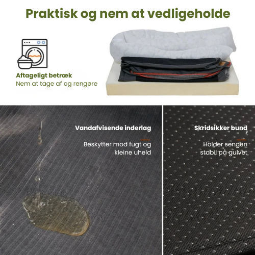 PawNest – Ortopædisk hundeseng med hævede kanter