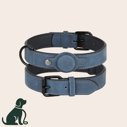 Brutus – Leren AirTag Hondenhalsband