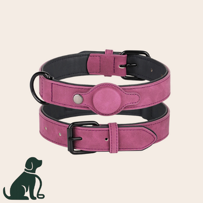Brutus – Leren AirTag Hondenhalsband
