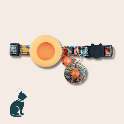Luna – Bohemian AirTag Kattenhalsband