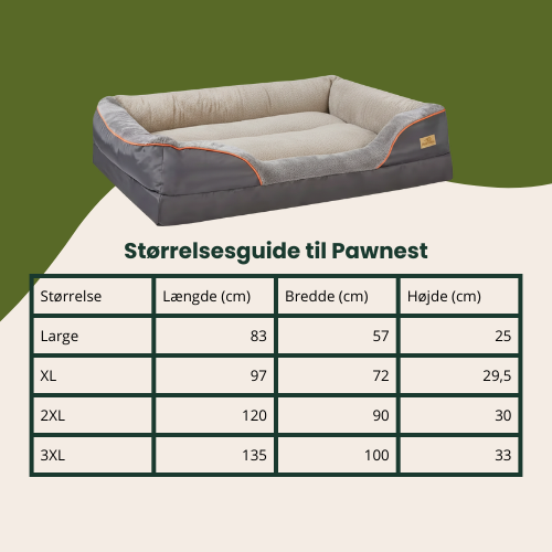 PawNest – Ortopædisk hundeseng med hævede kanter