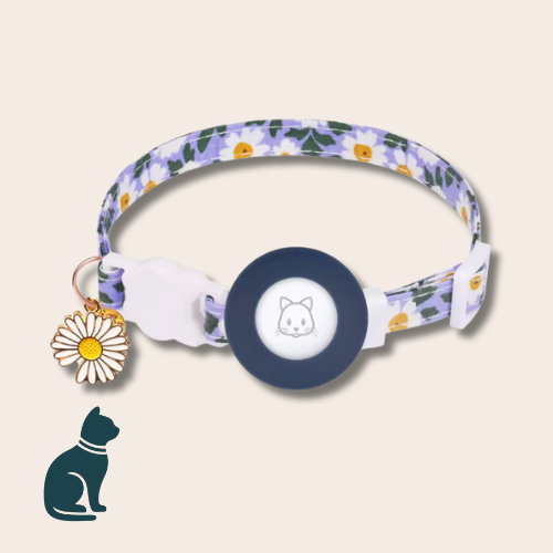 Milo – Silicone AirTag Kattenhalsband