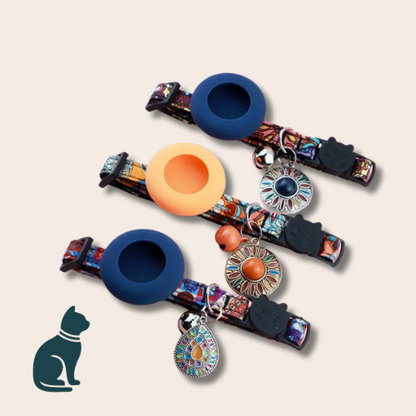 Luna – Bohemian AirTag Kattenhalsband