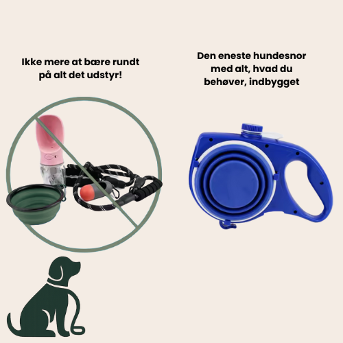 AquaLeash – Intrekbare 4-in-1 Hondenriem
