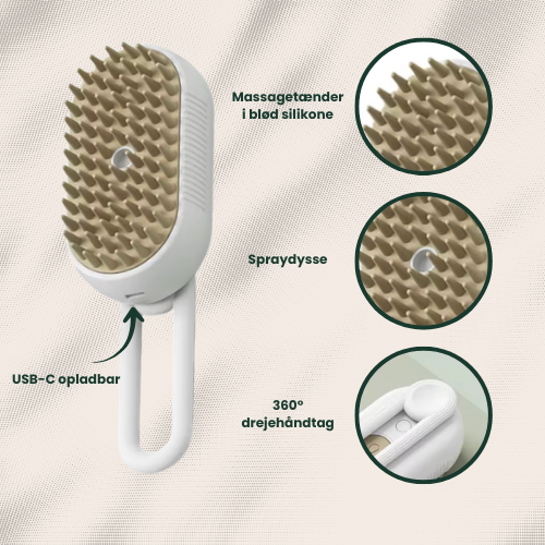 MistGroom – Elektrische Oplaadbare Borstel