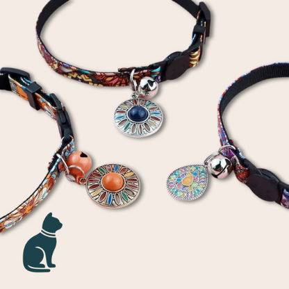 Luna – Bohemian AirTag Kattenhalsband
