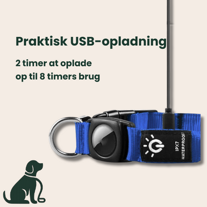 Thor – LED AirTag Hondenhalsband