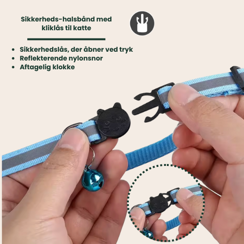 Freja – Reflecterende AirTag Kattenhalsband