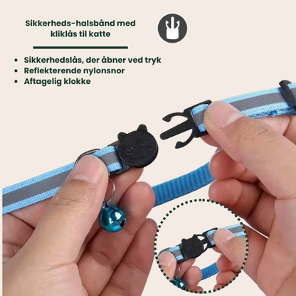 Freja – Reflecterende AirTag Kattenhalsband
