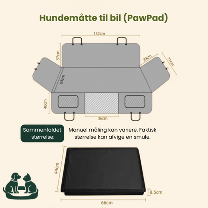 PawPad CarBed – Achterbankverbreder & Hondenbescherming